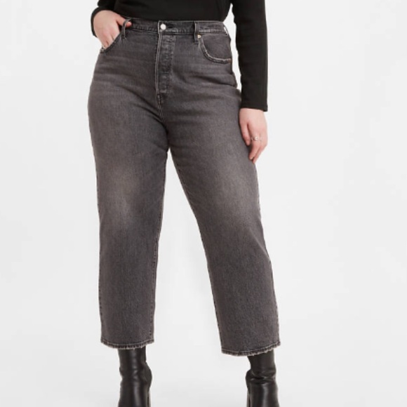 LEVI RIBCAGE STRAIGHT ANKLE WOMEN'S JEANS (PLUS SIZE) - Picture 1 of 2